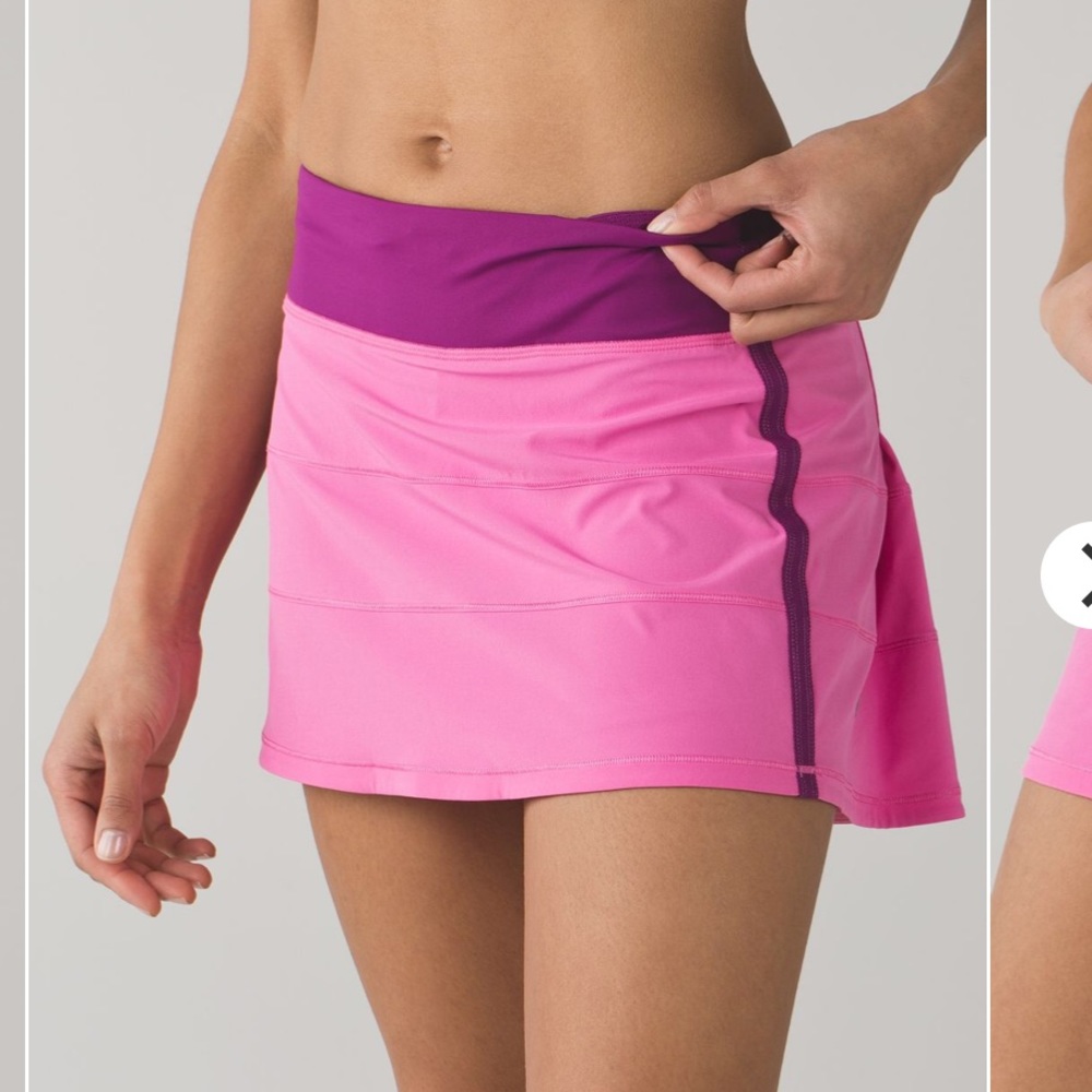 Lululemon pace rival skirt II*T sz 2 NWT